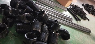 J8 High Temperature Resistant Screw Telescopic Protective Cover Protective Cover Hydraulic Rod Round Cylinder Screw Dust Cover G3