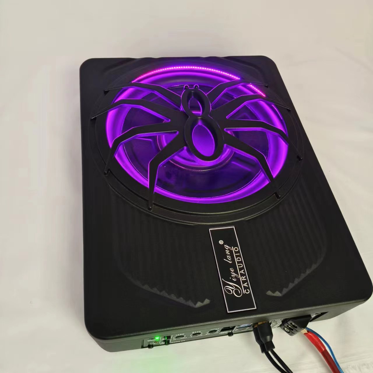 Simple version of car audio modified spider with lights 10 inch high-power active car ultra-thin subwoofer wholesale