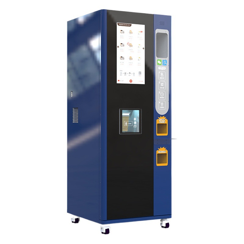 Máquina expendedora de café autoservicio recién molido, fabricante de máquinas expendedoras de té con leche, advertencia inteligente, desbloqueo remoto