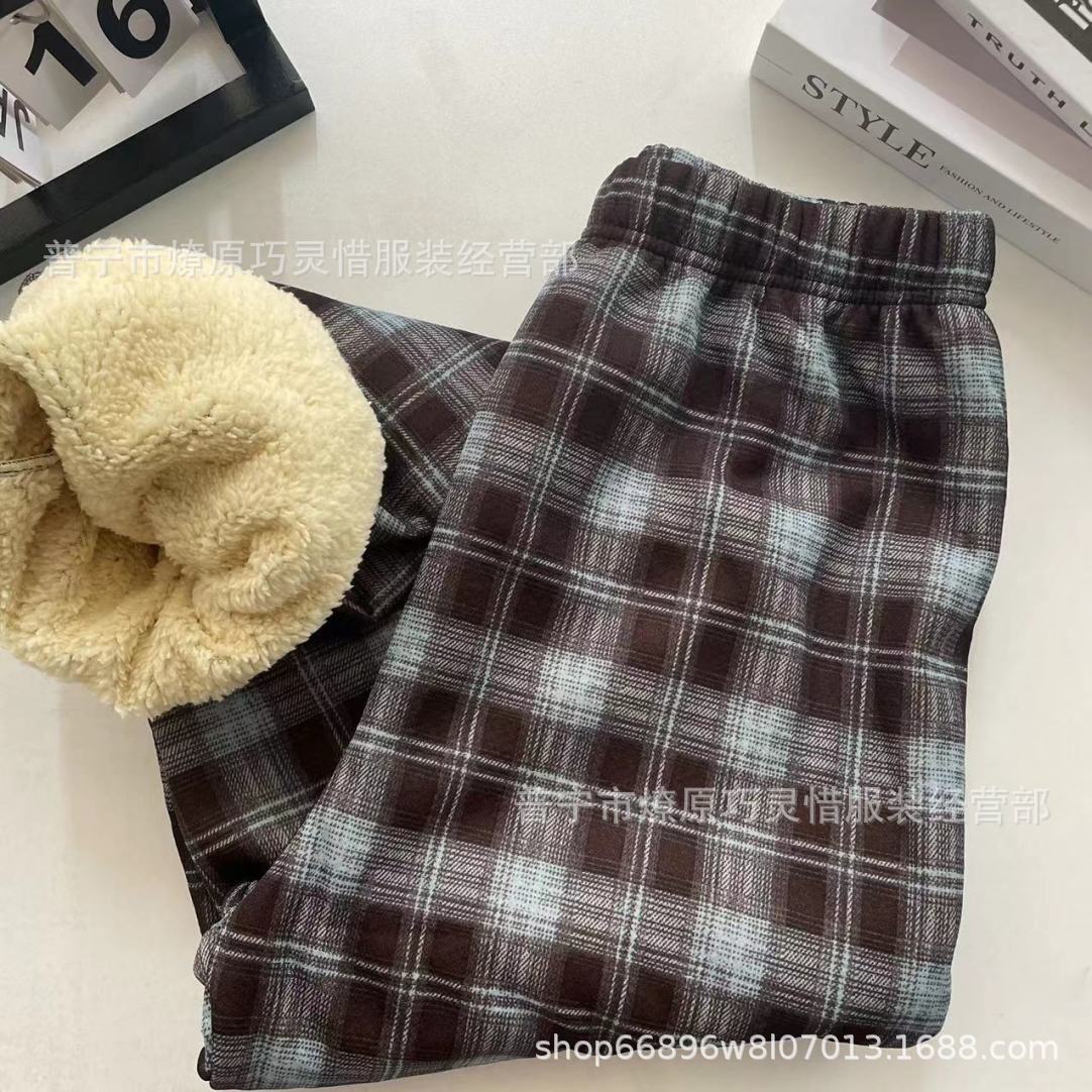Pantalones de pijama de franela de coral de dibujos animados, pantalones de pijama de hombre, pantalones de invierno de otoño de mujer, pantalones caseros