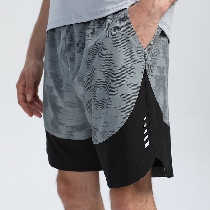 Pantalones cortos deportivos casuales de verano Bird del mismo estilo para hombres de secado rápido transpirable de una sola capa de fitness corriendo pantalones de cinco puntos en stock