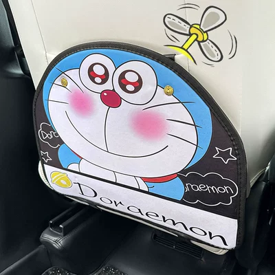 Doraemon car anti-kick pad universal rear seat back anti-dirty protective pad car rear seat protective pad