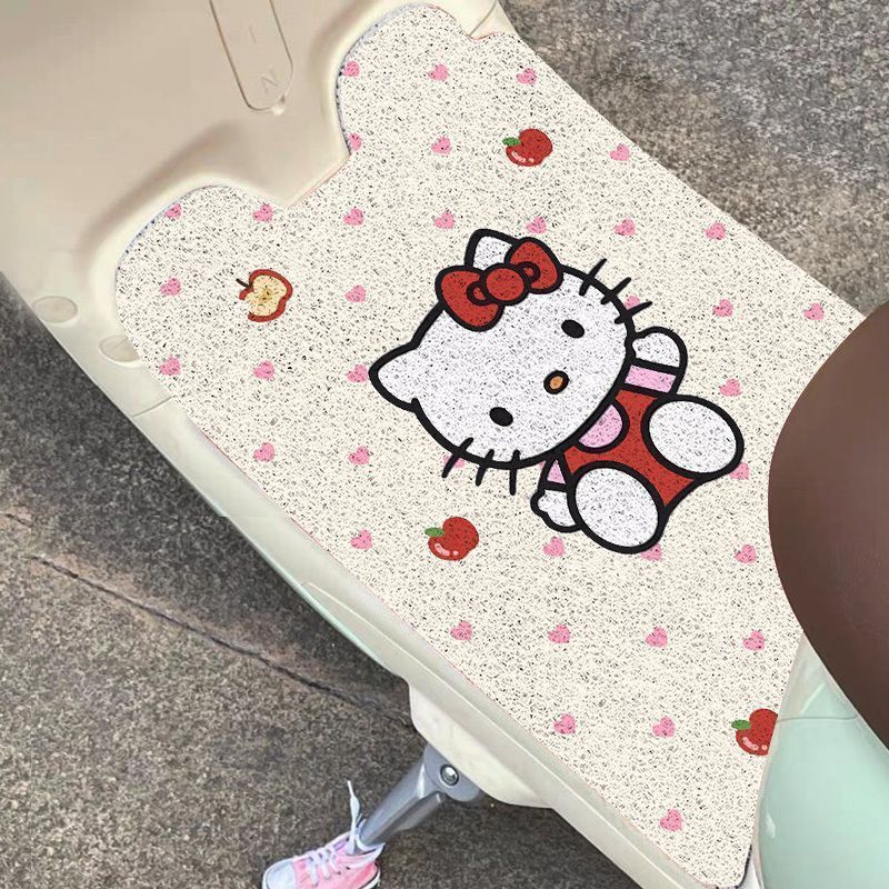 Cute Kitty Electric Scooter Foot Pads, Universal Foot Pads, Stain-Resistant and Easy to Care For, Pvc Wire Loop Foot Pads, Can Be Freely Cut