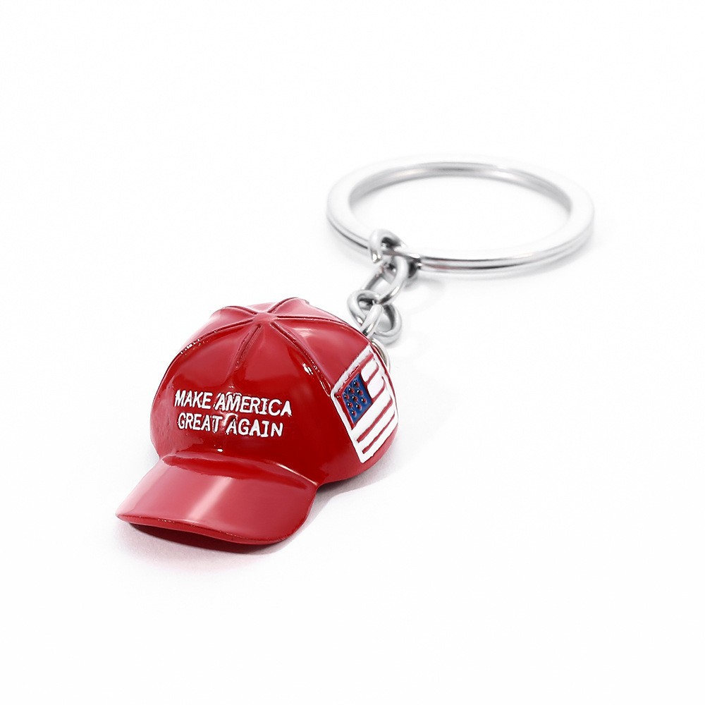 Christmas, Valentine'S Day, New Year Festival maga, National Flag Pattern Unisex Gender European Hip Hop Baseball Cap Keychain Street Fashion Men's Gift Backpack Pendant Children Key Chain