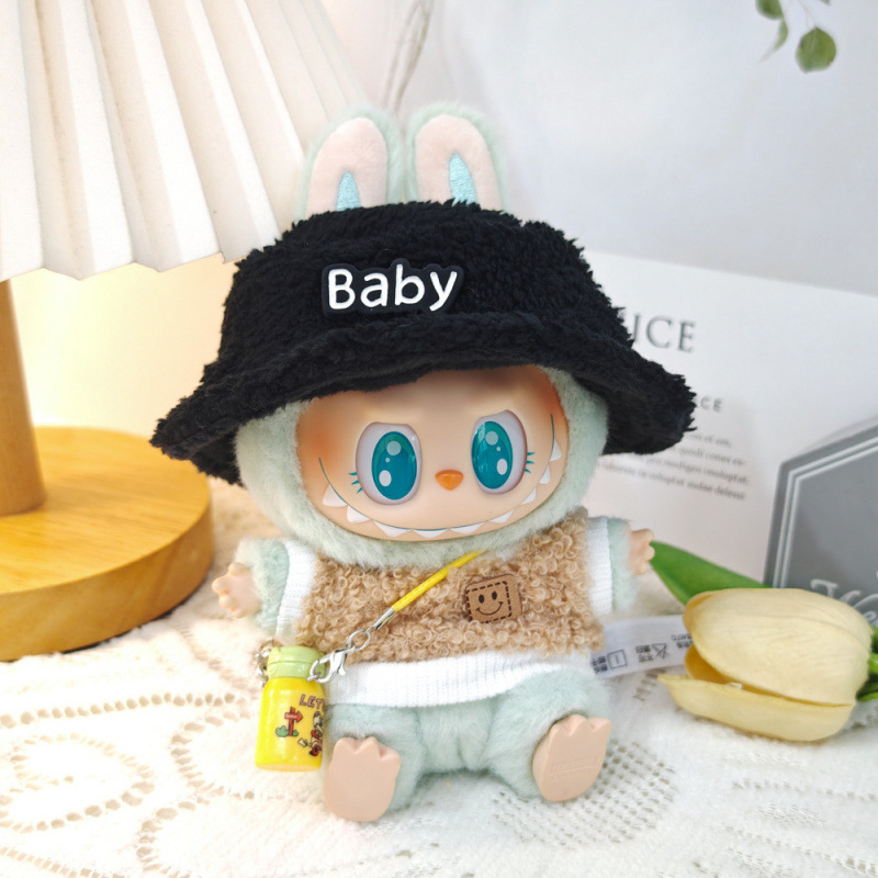 第一世代と第二世代のラブブベビー服ビニールブラインドボックスペンダントかわいいぬいぐるみ帽子服スーツアクセサリー|undefined