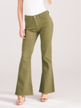 P 14333 Men's Solid Stretch Flared Pants �����������ȿ�