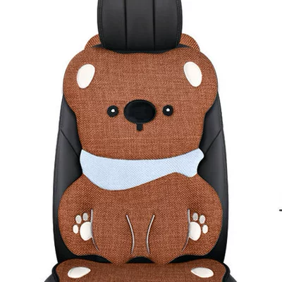 2026 New Model Car Seat Cushion Seat cushion, seat cover - intense-love-coffee-three-dimensional-koala-single-piece-backrest