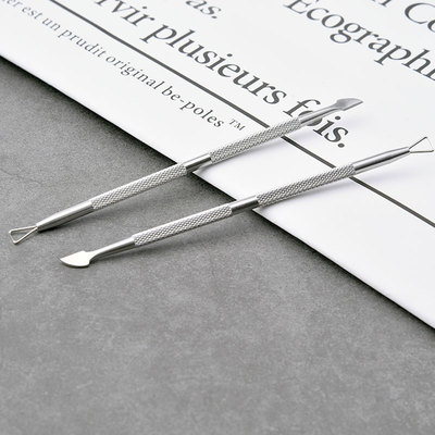 Stainless steel Double head Steel push Double head Nail enhancement Steel push Exfoliating Nail enhancement nail Dead Nail enhancement tool