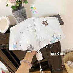 现货 猫咪全自动雨伞女晴雨伞两用折叠黑胶防晒紫外线学生太阳伞
