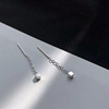 Silver small design earrings, 2022 collection, simple and elegant design