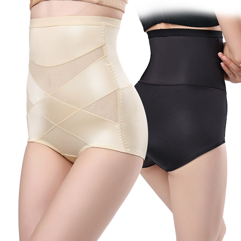Summer thin high-waist corset pants for postpartum women, slimming and butt-lifting shaping underwear