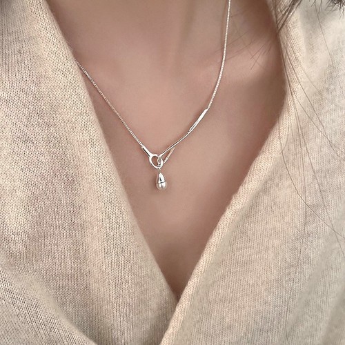 Colorful Galaxy~925 silver lucky pearl necklace female butterfly cold light luxury sparkling diamond ins style niche clavicle chain