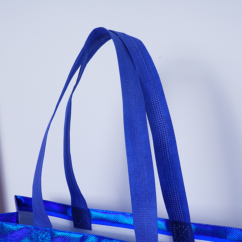 Bolsas de tela no tejida láser coloridas personalizadas logotipo de marca de moda bolsas de zapatos de mujer regalos de compras personalizados