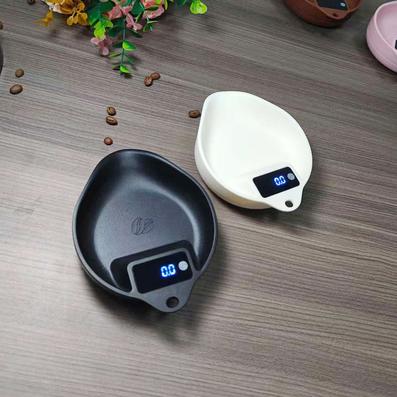 0.1から胡桃木色コーヒー電子は手沖豆皿専用知能エスプレッソ計量豆皿秤と呼ばれています。|undefined