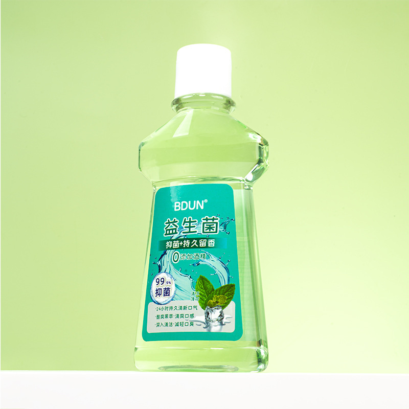 プロバイオティック抗菌マウスウォッシュ卸売フルーツフレッシュブレス家庭用長期持続フレグランスマウスウォッシュ殺菌と口臭除去|undefined