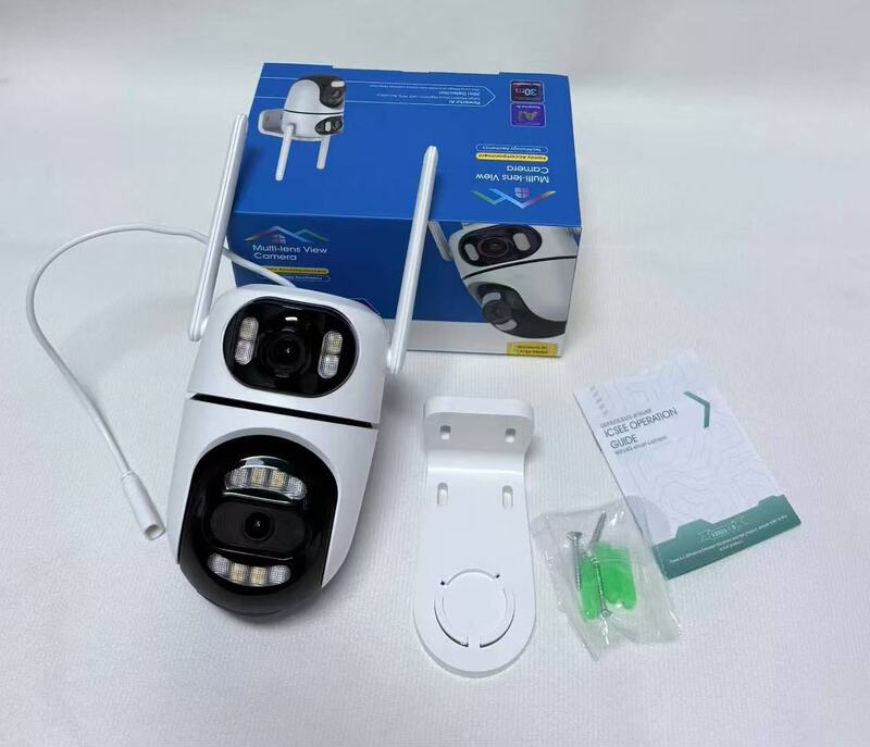 icsee无线wifi网络摄像头双目4MP高清摄像机家用手机远程监控器|undefined