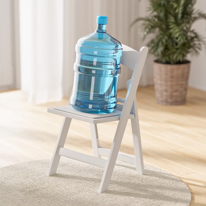 Silla plegable doméstica inswind respaldo de plástico portátil al aire libre silla de boda banquete Wimbledon simple respaldo silla de comedor