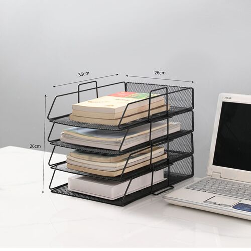 Desktop office supplies, creative file racks, information racks, superimposed multi-layer storage bookshelves, one price
