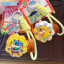 正版蜡笔小新甜心小饼干系列钥匙扣可爱公仔小饼干包包挂件食玩