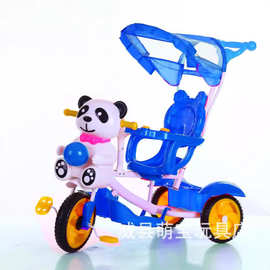 厂价直销多功能儿童三轮车卡通小孩婴儿手推车四合一儿童脚踏车
