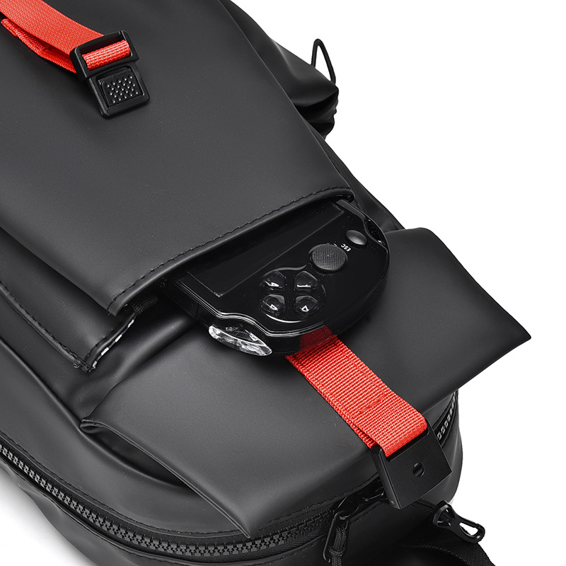 Nuevo bolso de pecho casual simple para hombre bolso de hombro portátil de moda multifuncional bolso de mensajero de viaje ligero de gran capacidad