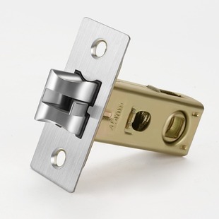 Direct selling toilet bolt door lock cylinder single tongue toilet bathroom toilet universal keyless accessories lock tongue