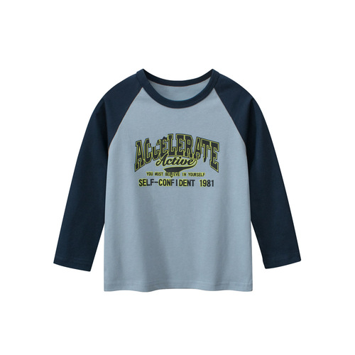 27kids Korean-style children's clothing autumn boys' long-sleeve T-shirts baby clothes live stream