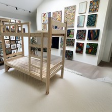 厂家直供高低床双层床铺学校宿舍实木儿童床子母床两层床铺上下铺