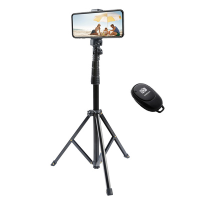 1.3 aluminium alloy Plate buckle Lamp holder Photography mobile phone live broadcast hold selfie Three tripod 4