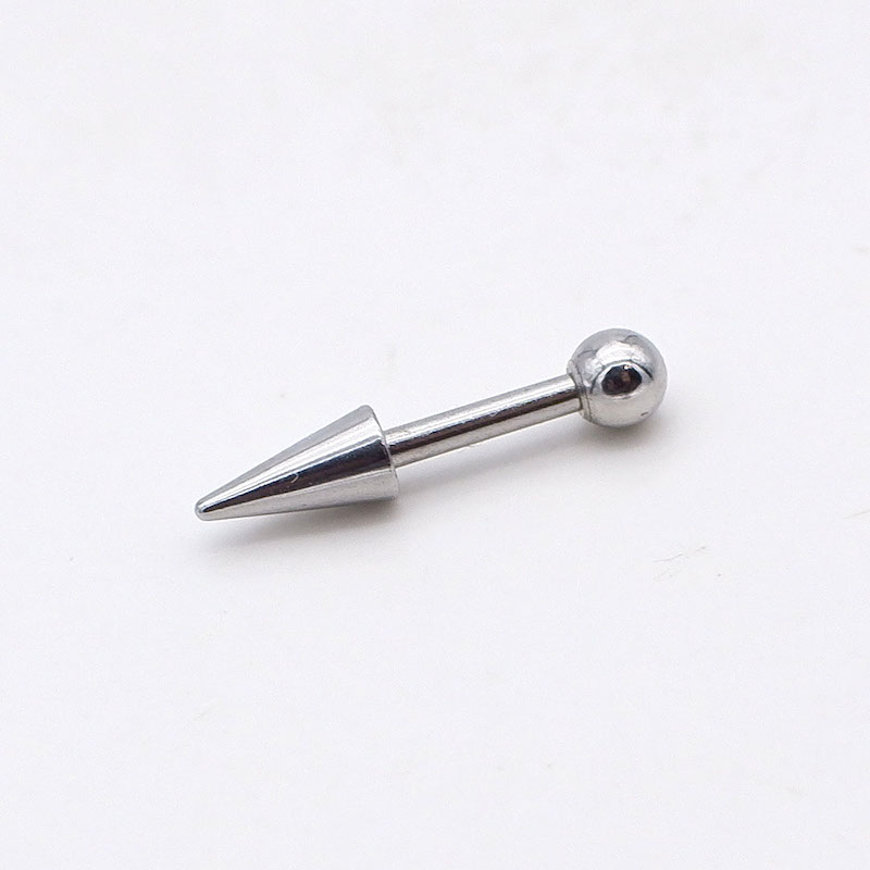 Titanium steel rod thick 0.8 * long 8 * long tip 3*6mm one