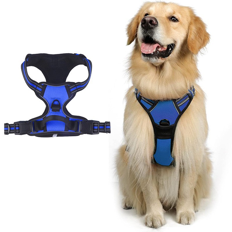 Nuevo perro transfronterizo corda de tracción a prueba de explosiones correa de pecho para perros grandes cuerda de perro reflectante chaleco tipo mascota