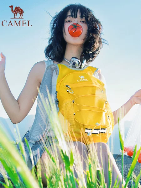 Camel Bee Bag Lightweight Outdoor Backpack New Mountaineering Bag Women's Lightweight Hiking Climbing Travel Backpack Sports