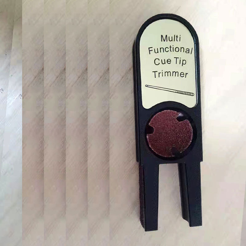 Dispositivo multifuncional de reparación de cabeza de cuero herramienta de reparación de varilla de billar dispositivo esmerilado multifuncional en forma de U cabeza de cuero presionando dispositivo de varilla de reparación