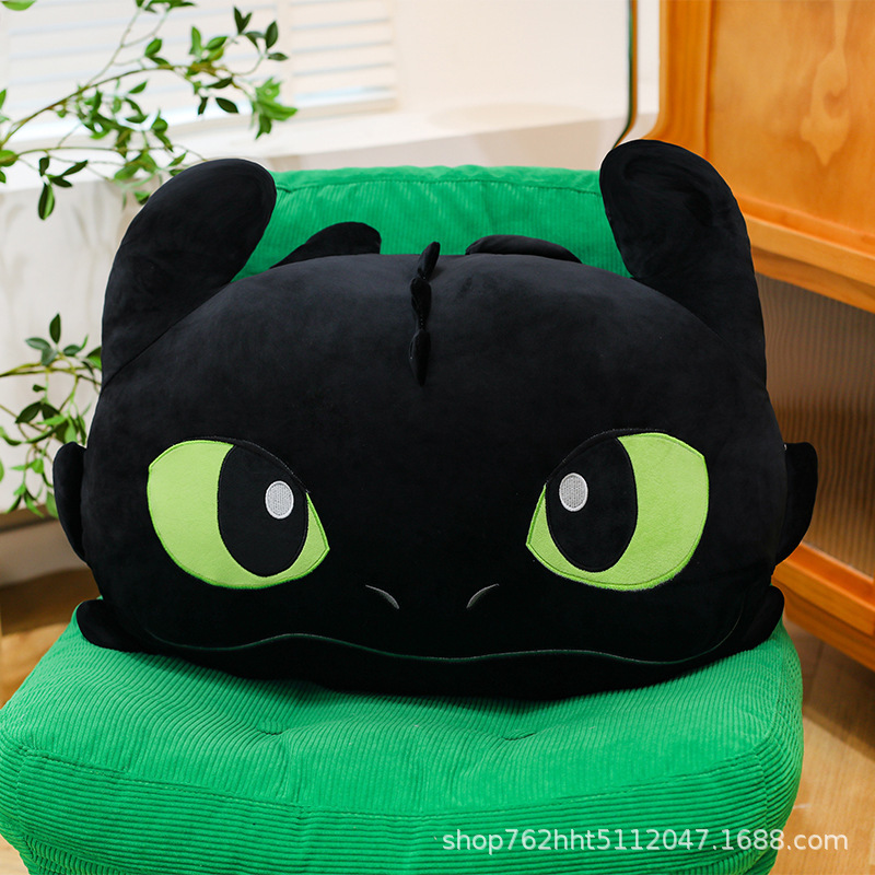 专用抛洒没牙仔日煞光煞趴姿黑龙白龙动漫毛绒玩具公仔娃娃机玩偶|undefined