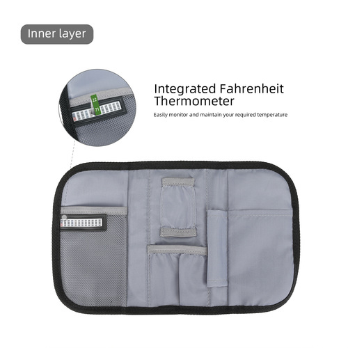 Insulin refrigeration box portable insulin aluminum film constant temperature outdoor insulation bag ice bag ice bag