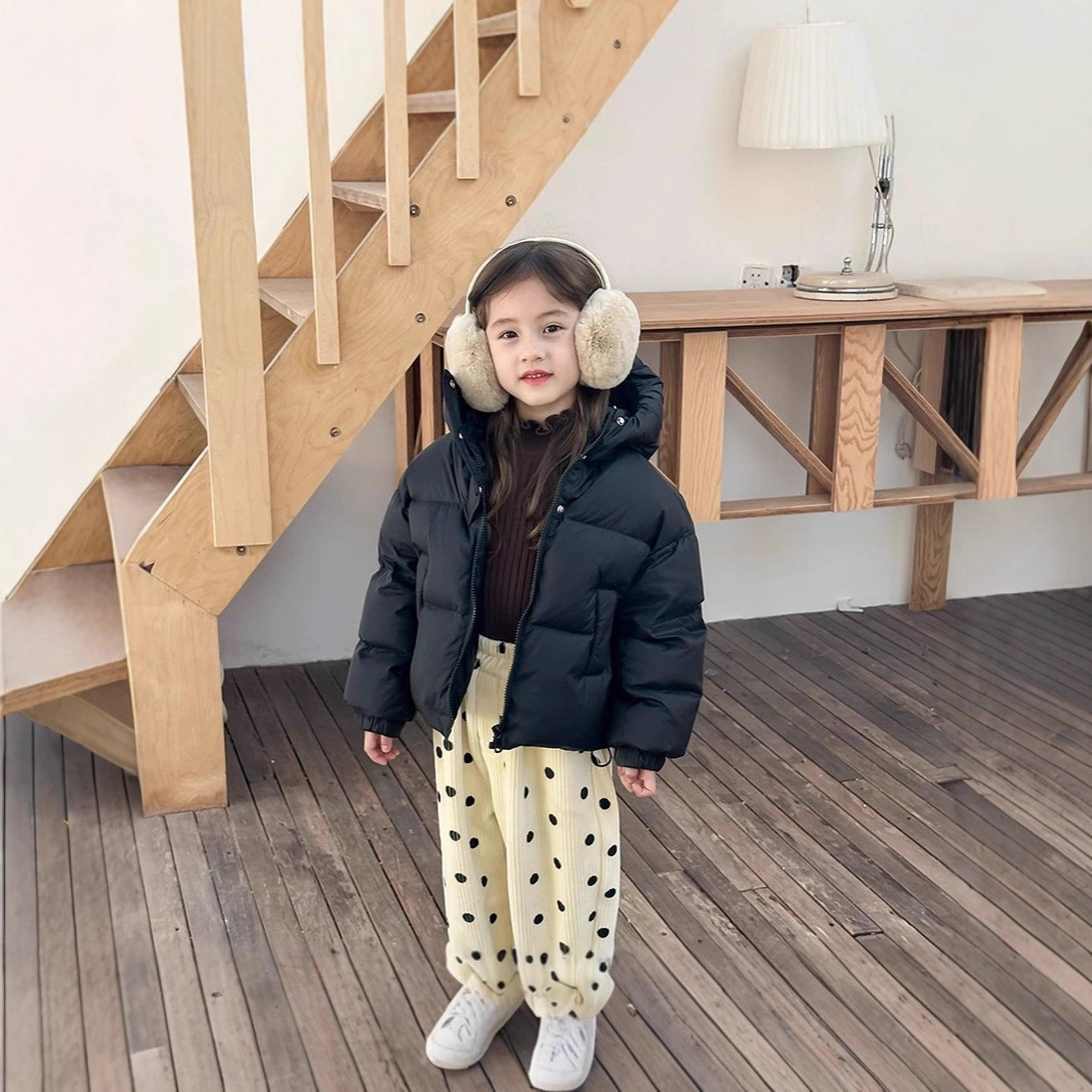 1826 New Style Children's Coat, Thickened, Warm Jacket for Medium and Large Children, Winter Short Jacket