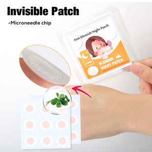 Cross-Border Acne Patch Invisible Breathable Concealer Acne Patch Waterproof Hypoallergenic Hydrocolloid Acne Repair Patch English Foreign Trade
