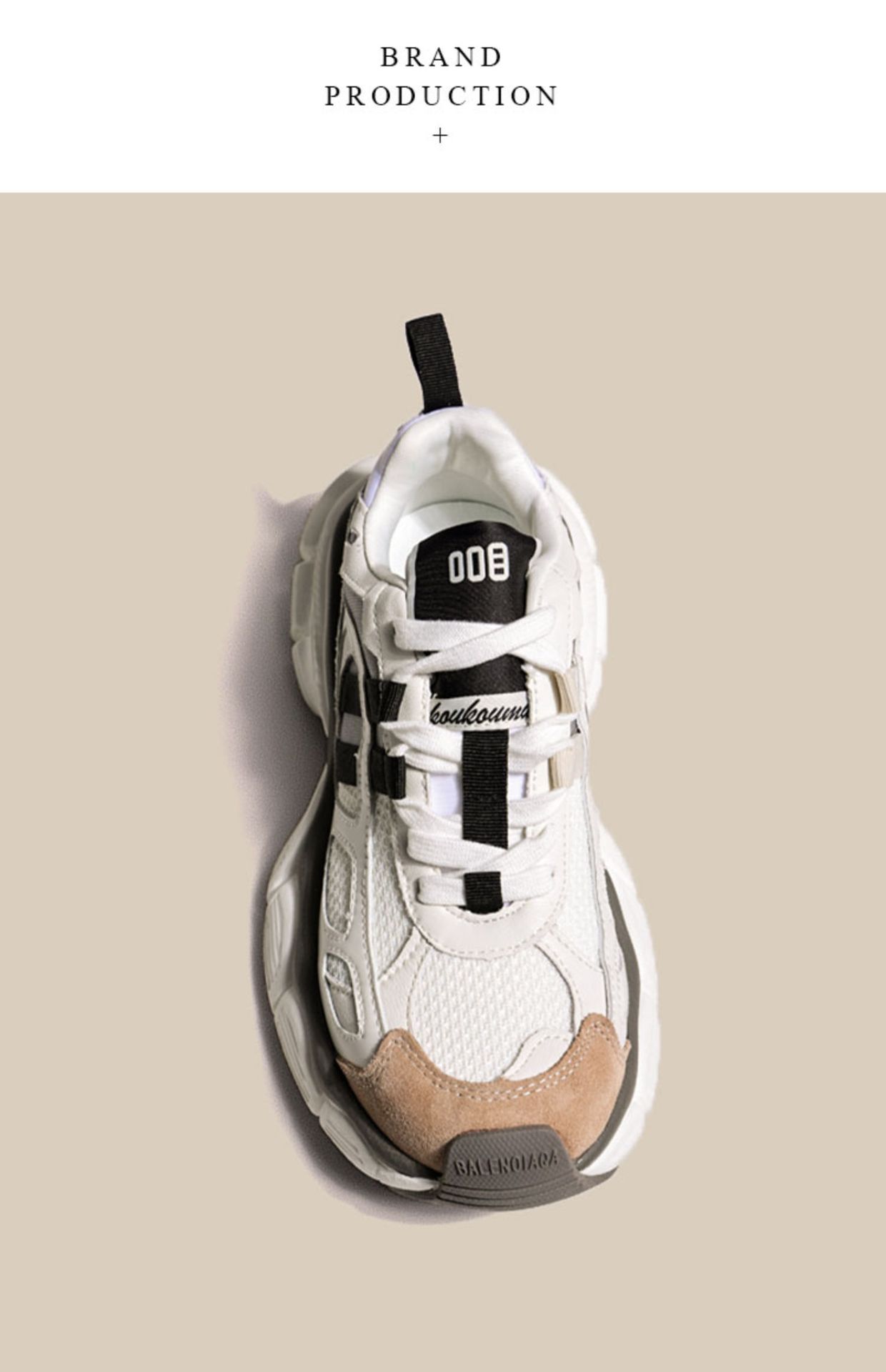 Ademende mesh running sneakers voor dames met dikke zool_voghion.com