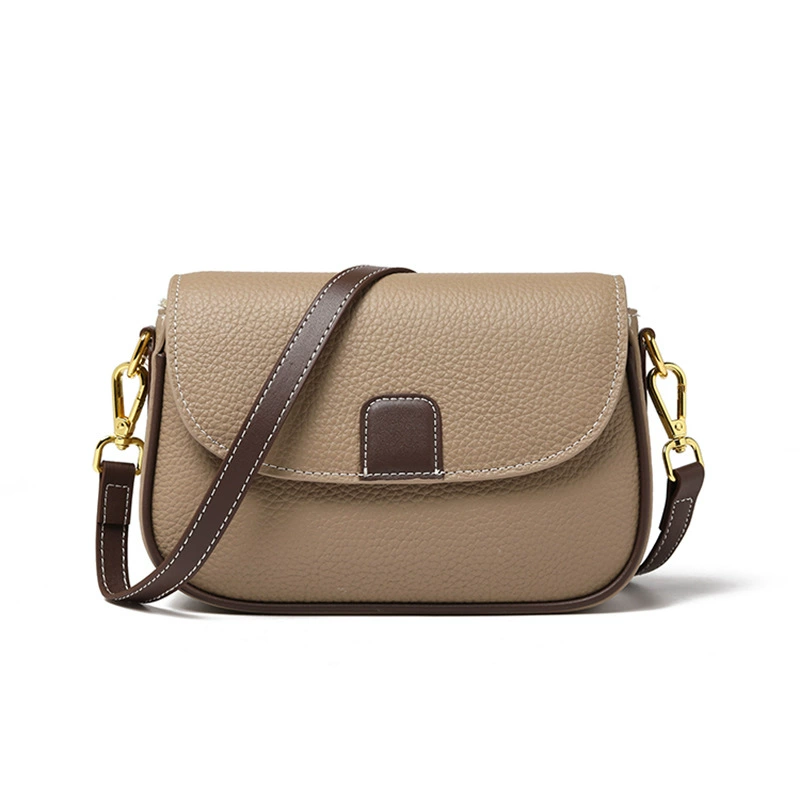 Leather small bag, shoulder bag, one-shoulder bag, 2023 collection, high-quality style, genuine leather
