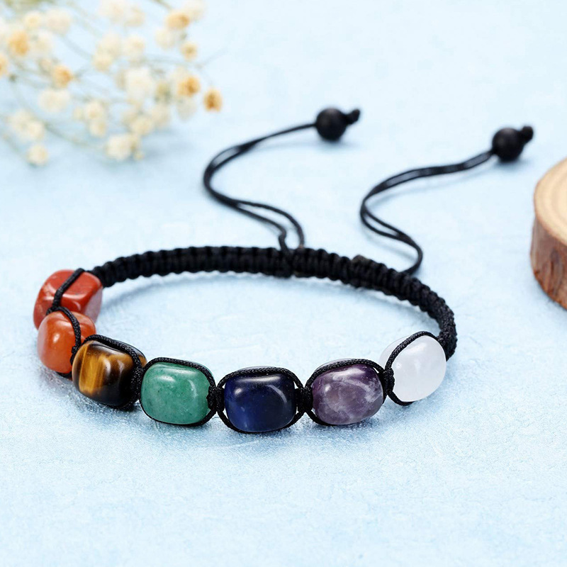 Ethnic Style Geometric Natural Stone Knitting Bracelets display picture 2