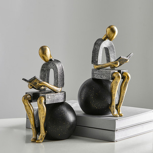 Modern Abstract Character Decoration Porch Living Room TV Cabinet Wine Cabinet Desktop Sculpture Light Luxury Art Decoration Home Decoration