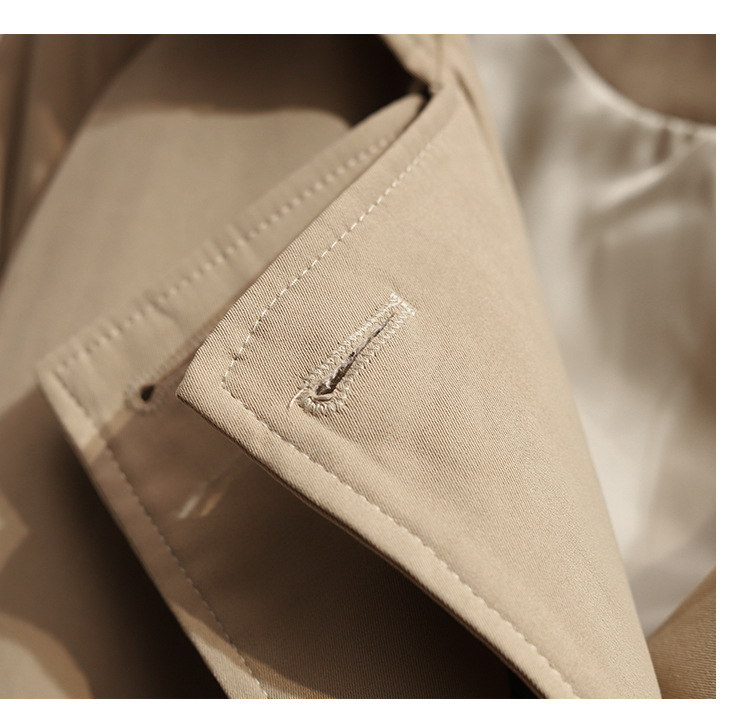 Trench coat elegante para mulher estilo britânico de outono_voghion.com