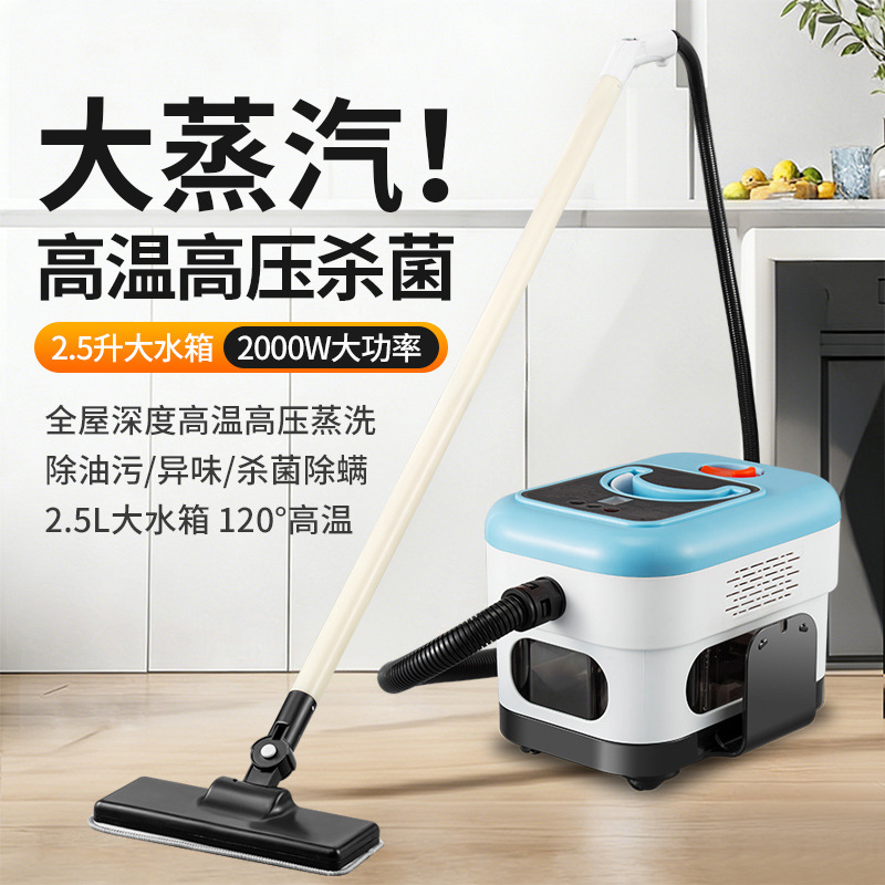 Cross-Border Portable High-Temperature and High-Pressure Steam Cleaner Range Hood Air Conditioner Kitchen Bathroom Household Cleaning Machine