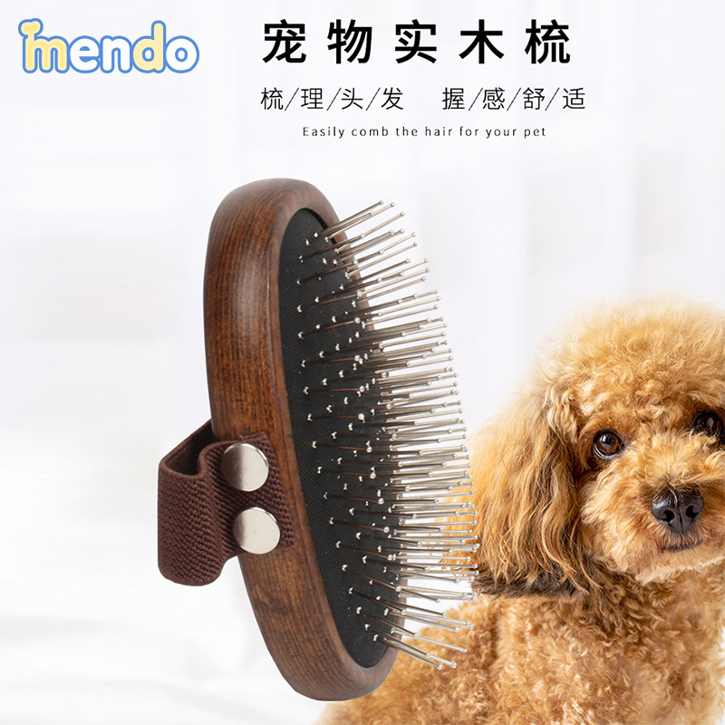 Fabricantes transfronterizos peine de aguja de madera antigua para mascotas