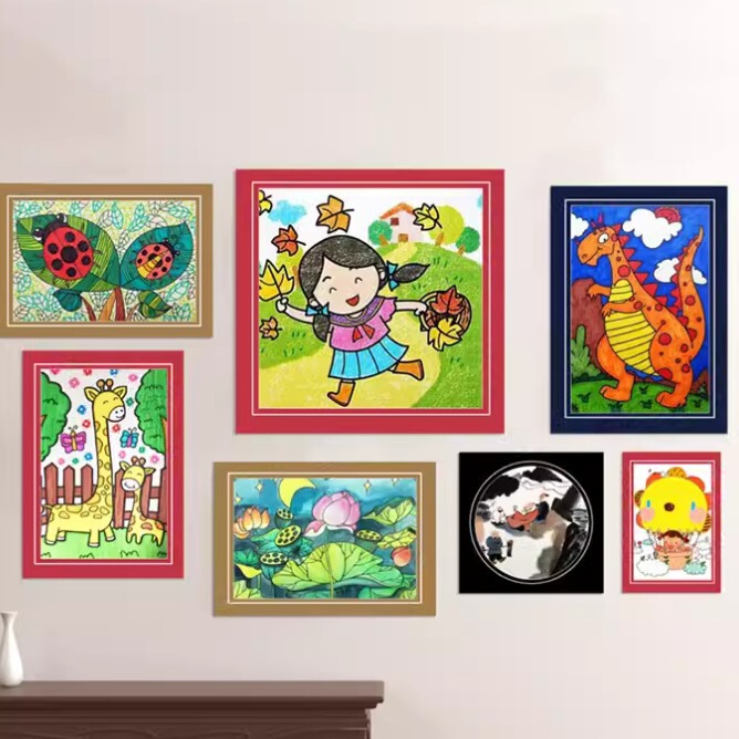 700g Thick Hard Cardboard Photo Frame 8Ka3A4 Simple Picture Frame Kidsren's Works Framed Art Studio Frame 700g Thick Hard Cardboard Photo Frame 8Ka3A4 Simple Picture Frame Kidsren's Works Framed Art Studio Frame