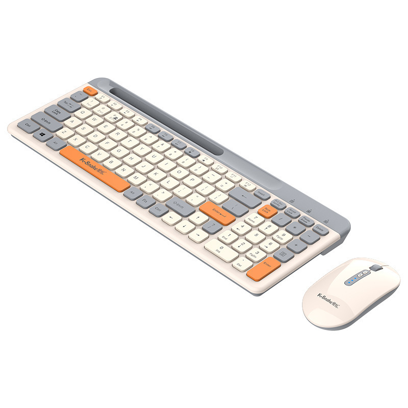 マムシK100 bluetoothデュアルモード無線キーボードチョコレート薄いタイプのデスクトップコンピュータのノートパソコンのオフィスは携帯しています。|undefined