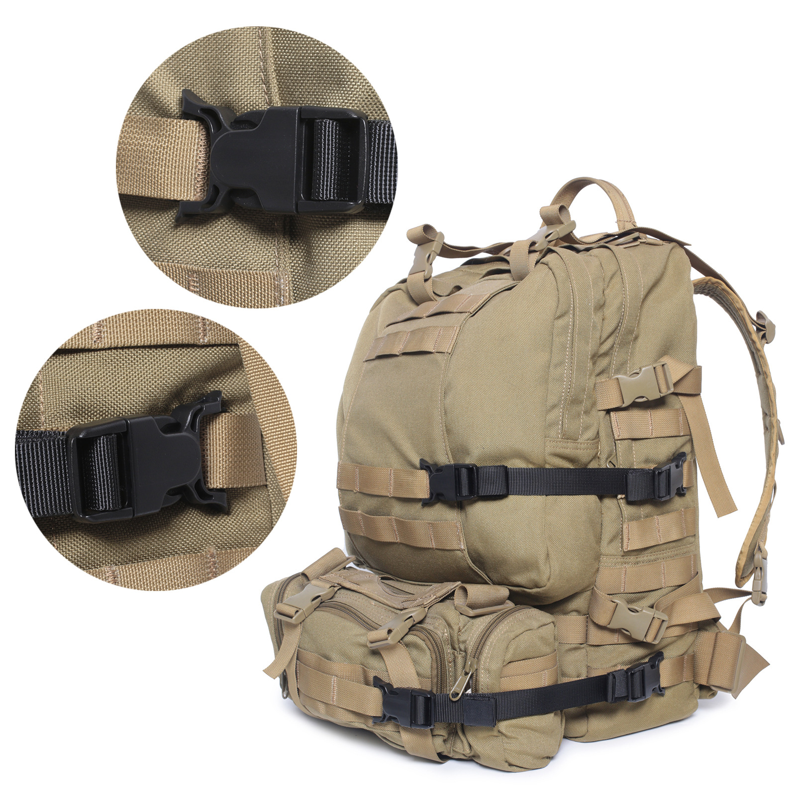 Outdoor tactical fixed strap, tightening strap Molle accessories expansion module accessories strap packing strap