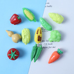 仿真蔬菜花菜玉米笋立体食玩葫芦树脂贴片diy手机壳趣味过家家玩