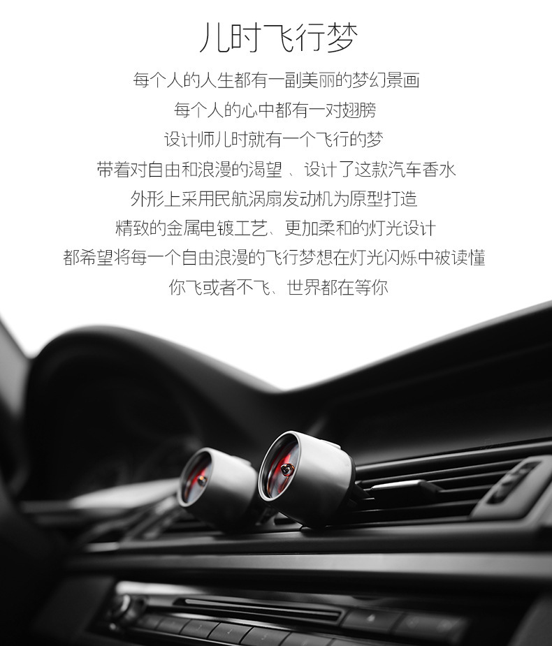 Car Air Freshener Perfume Vent Clip Air Force One Solid Fragrance Car Air Vent Exclusive