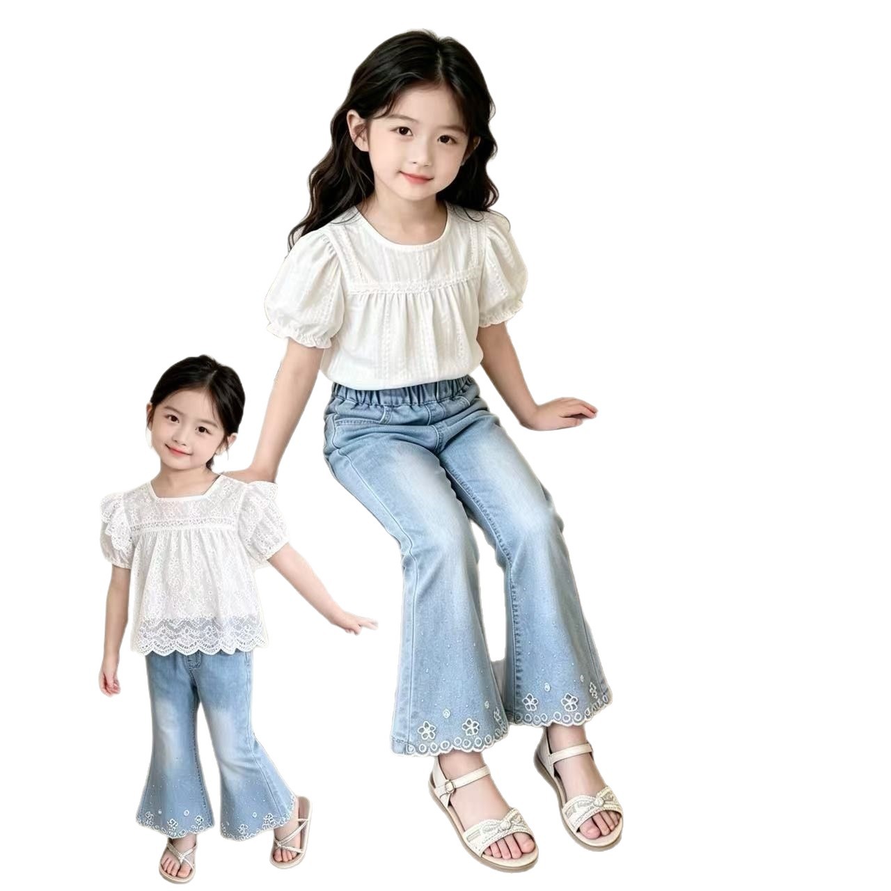 2026 nuevos pantalones de ropa infantil para niñas, pantalones para niños pequeños y medianos, pantalones para bebés pequeños y medianos image 6